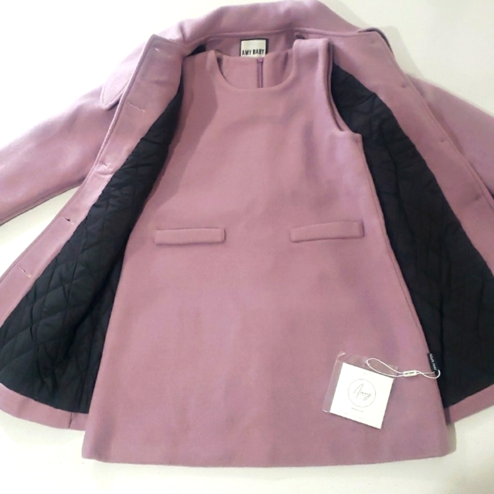 Amy Baby 100% cotton Girls dress and Jacket